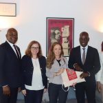 engagement with italian amb.